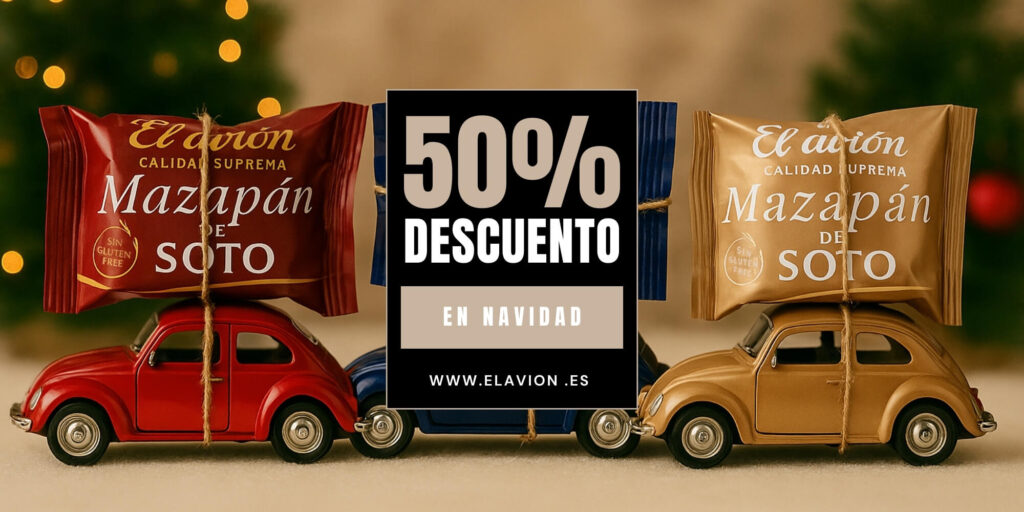 Descuento del 50% en productos de Navidad