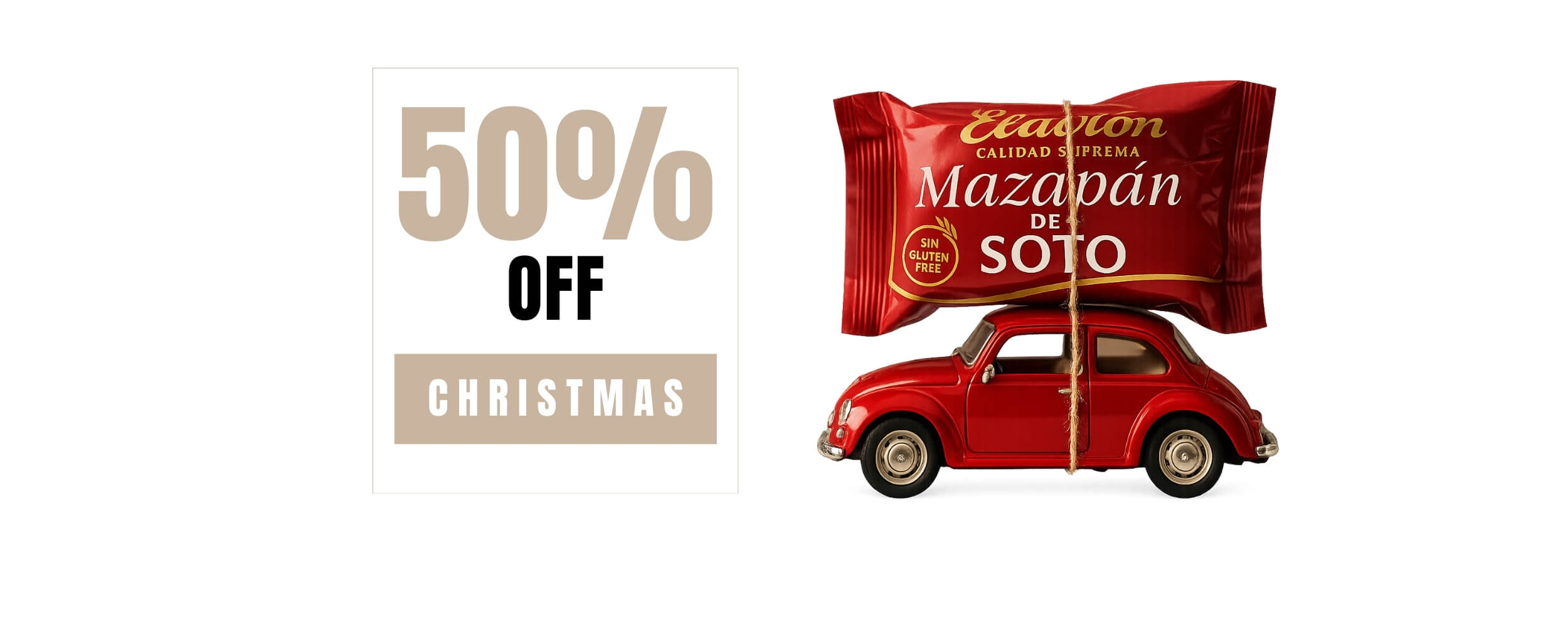 50% off in every products of Christmas