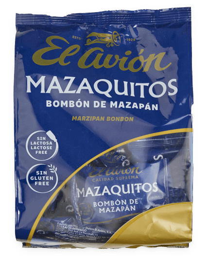 Mazaquitos: Mazapanes cubiertos de chocolate.